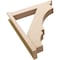 Ekena Millwork 6-in W x 32-in D x 38-in H Balboa Trad Rough Cedar Woodgrain TimberThane Outlooker, Primed Tan OUTUR060X32X38BOA04RCPR - alternate 4